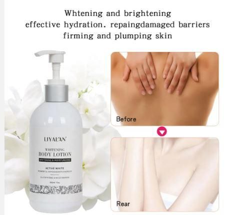 Lotion Moisturizing Brightening Face Cream for Black Skin Armpit 300ML