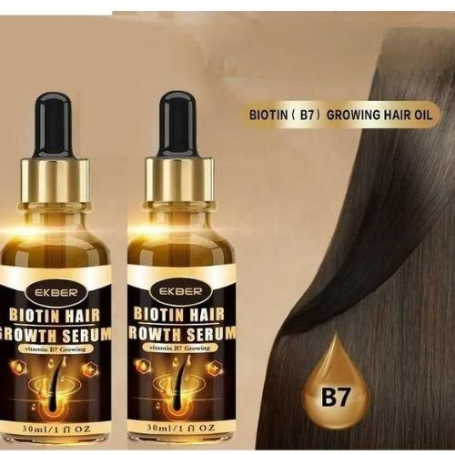 Herbal Biotin Anti Hair Loss Boosting Hair Growth Serum 30ML (Pack of 2)