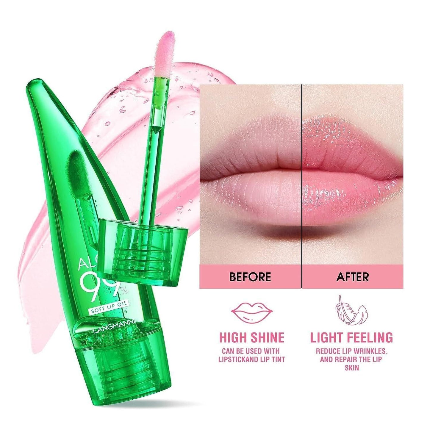 Aloe Vera Lip Balm Set, Magic Color Changing, Long Lasting Nutritious Lipstick Set(Pack Of 1)